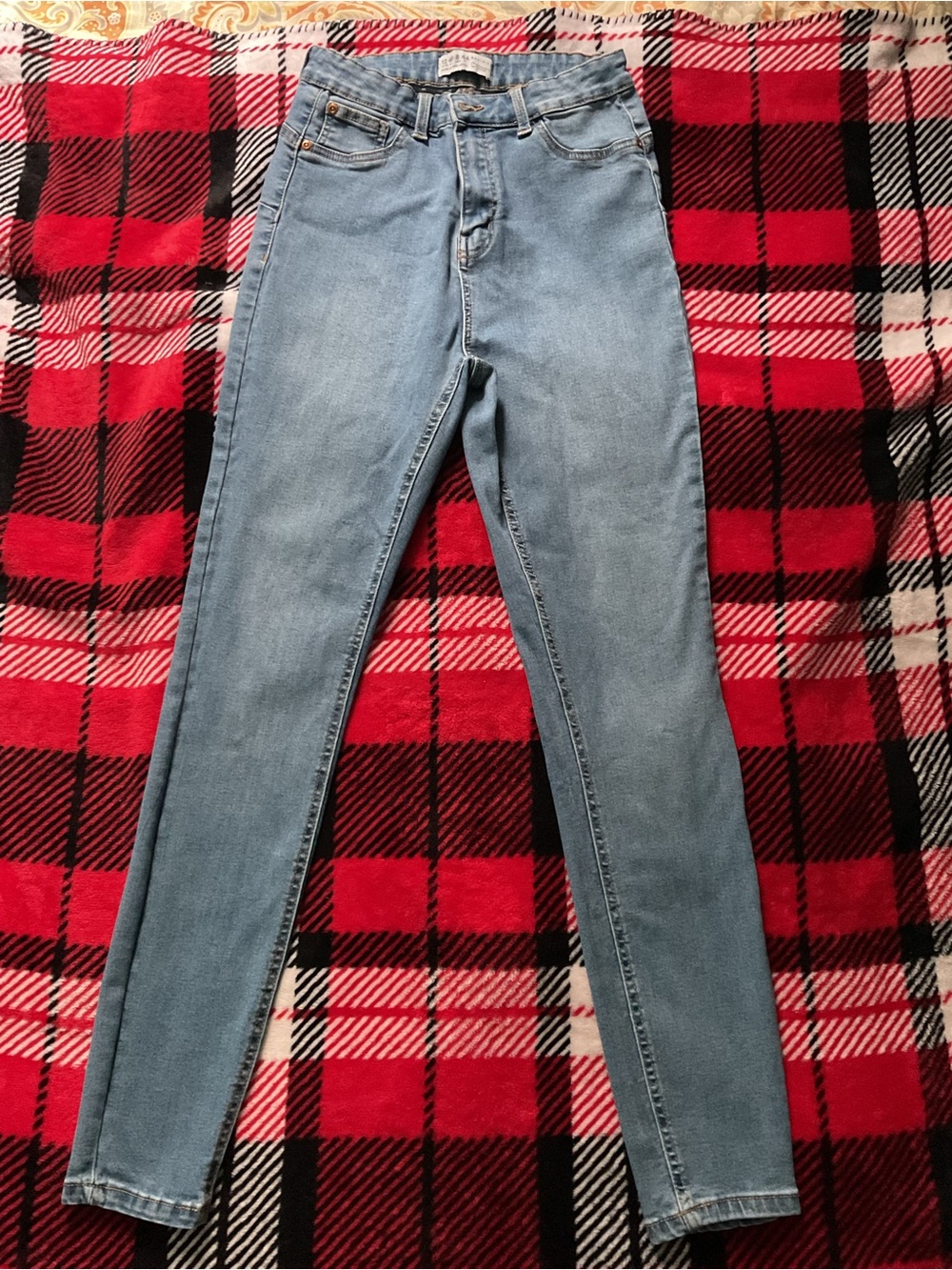 Primark Light Blue High-Rise Slim Jeans